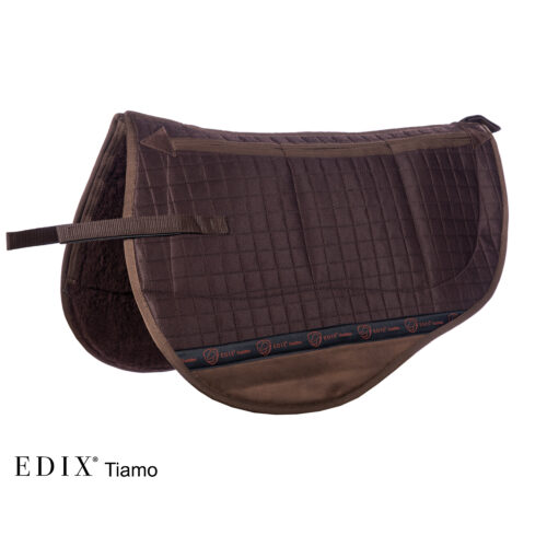 #213- EDIX Tiamo 2-pocket pad brown incl. inlays