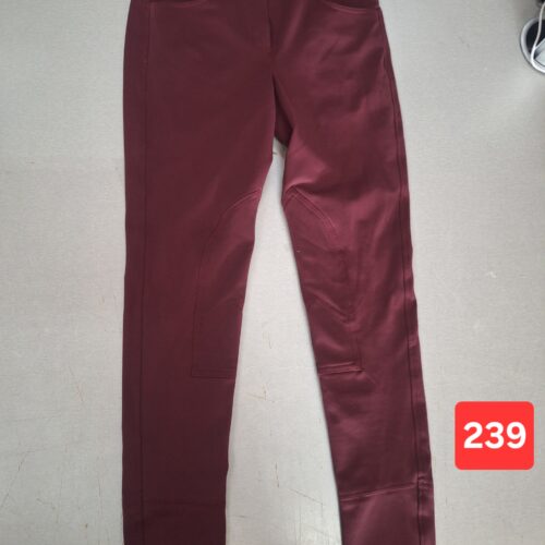 #239 Riding pants burgundy, size 38
