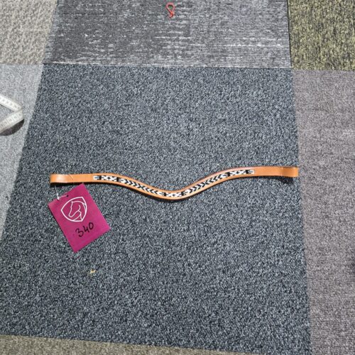 #340 - EDIX Browband naturel Full with beads