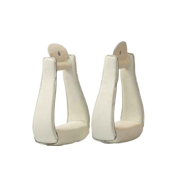 EDIX Western stijgbeugels bekleed met leer - Afbeelding 6