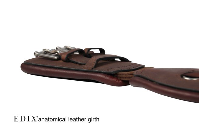 EDIX anatomische 3-delige leren dressuursingel - Afbeelding 3