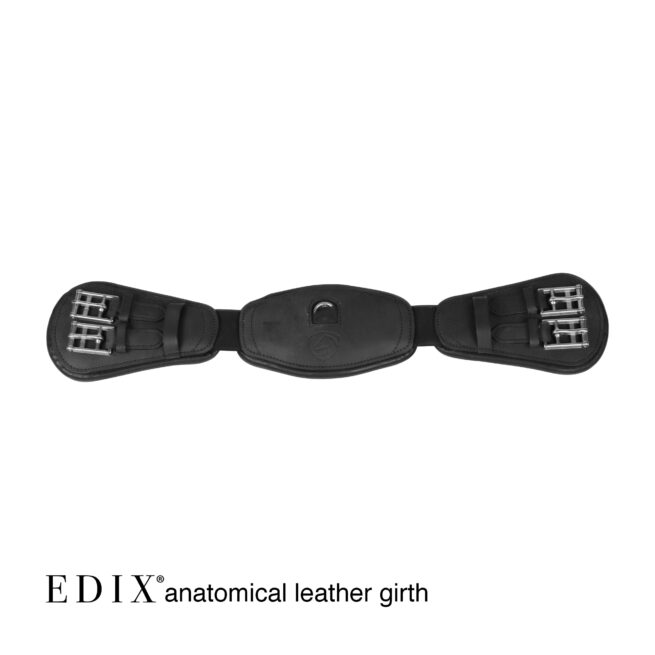EDIX anatomische 3-delige leren dressuursingel - Afbeelding 4
