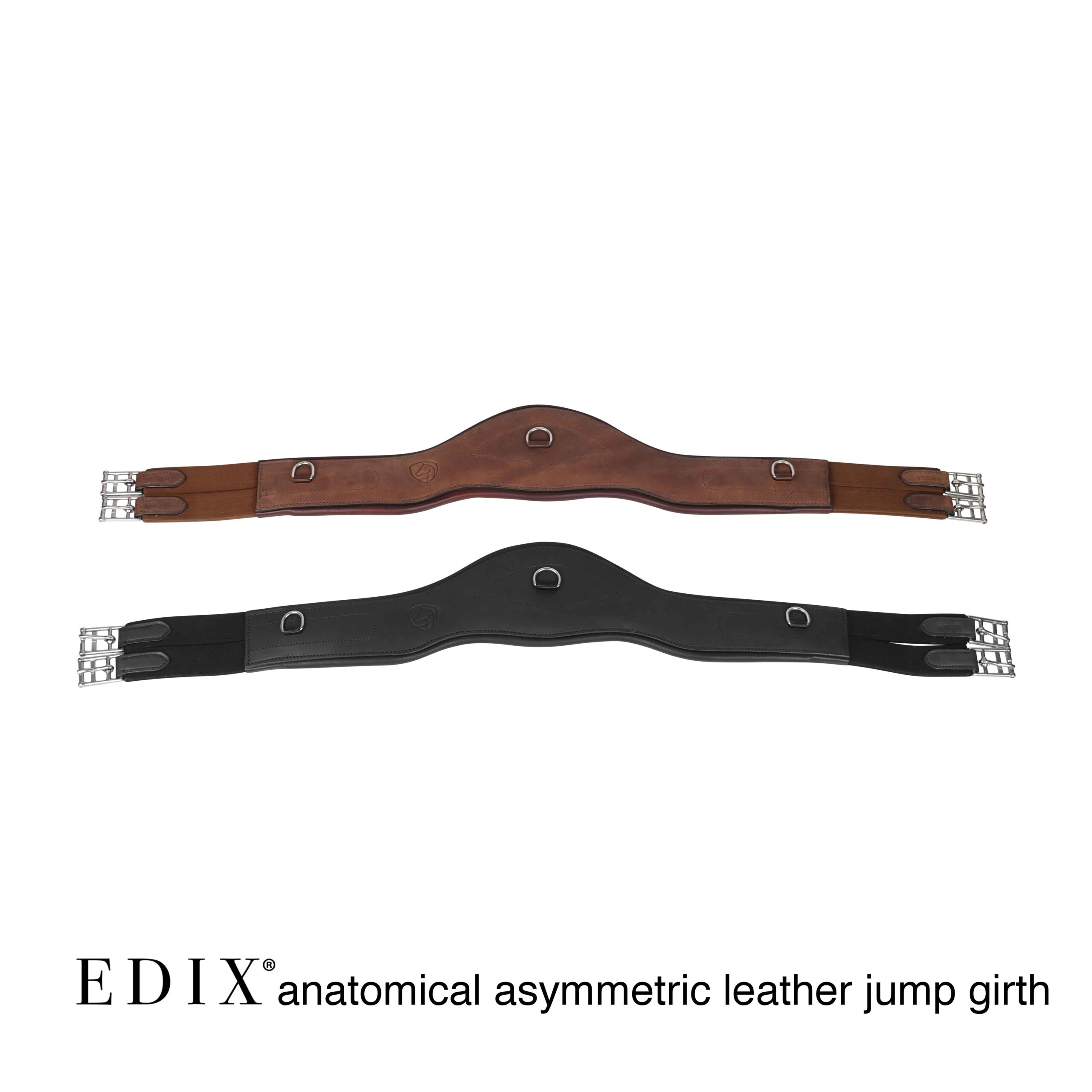 EDIX anatomic leather dressage girth