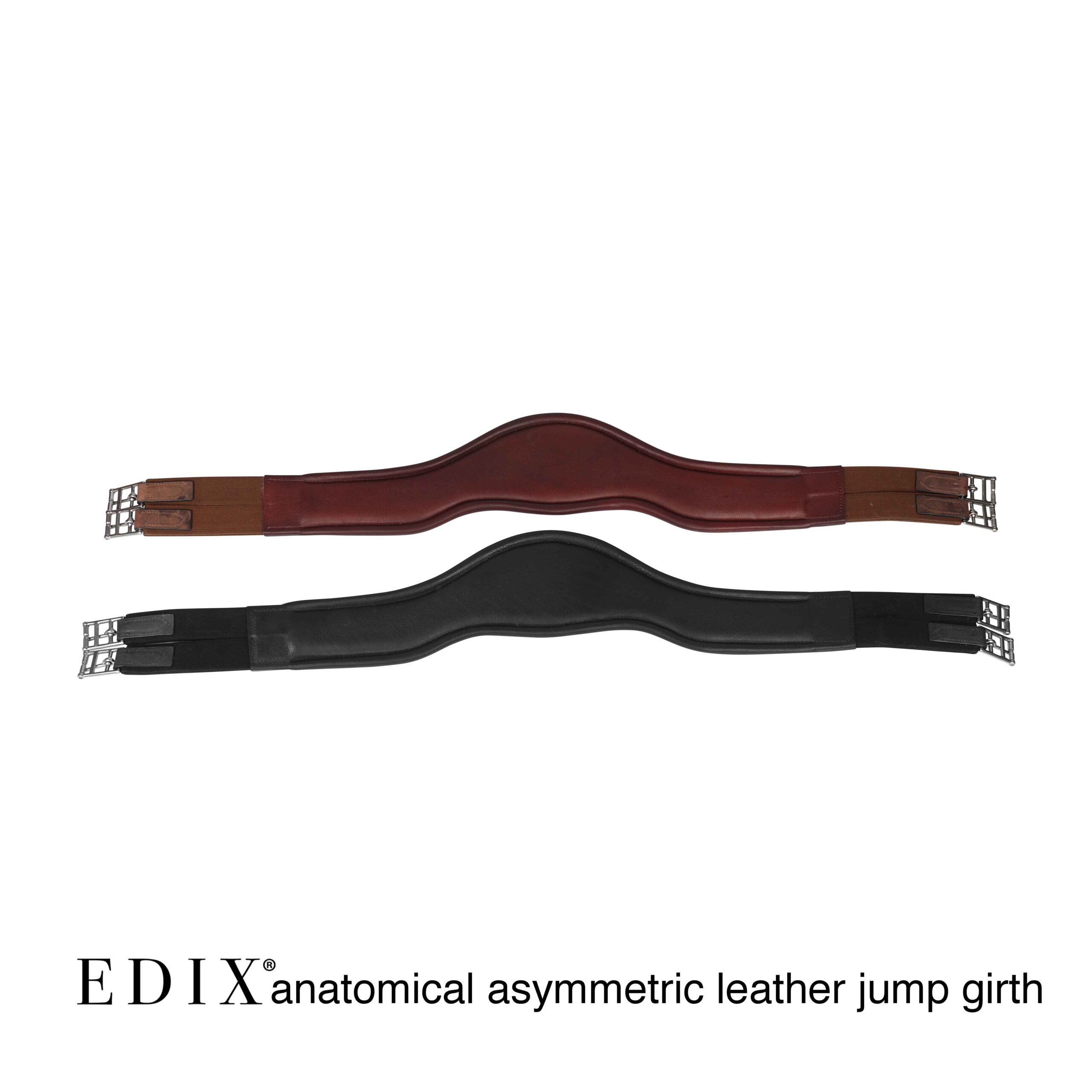 EDIX anatomic leather dressage girth