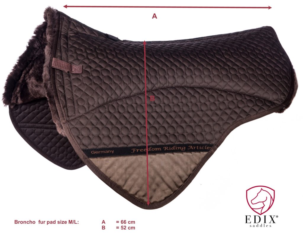 EDIX Broncho barebacksaddlepad, complete