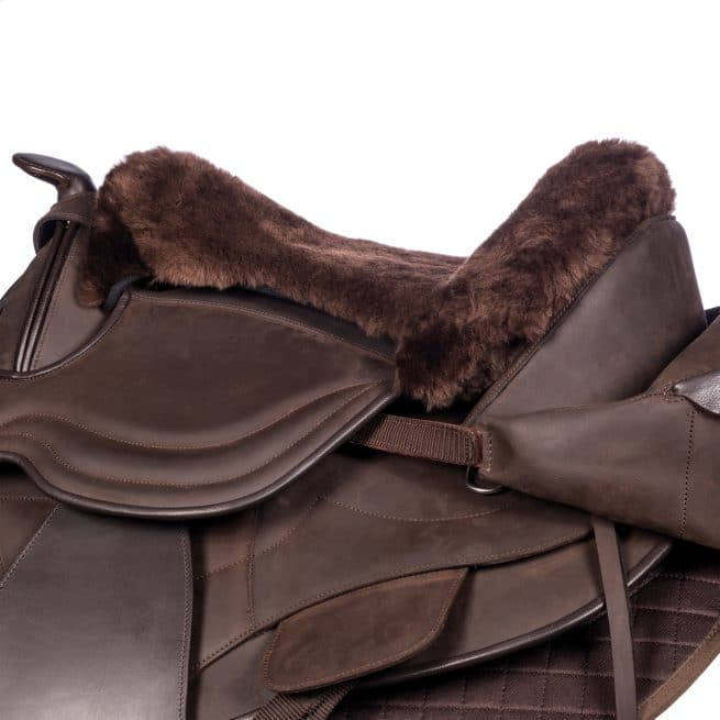 EDIX Merino fur seatsaver, for treeless saddle
