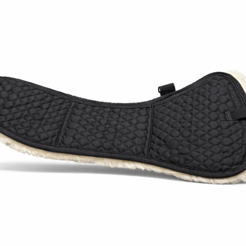 EDIX uni 8-pocket halfpad Merino zwart/naturel