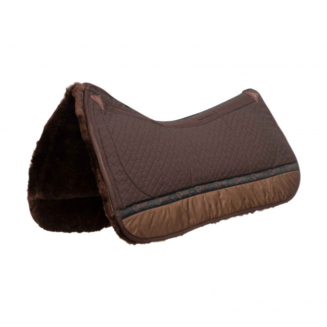 EDIX-Merino-wool-westernpad-Drak-Brown