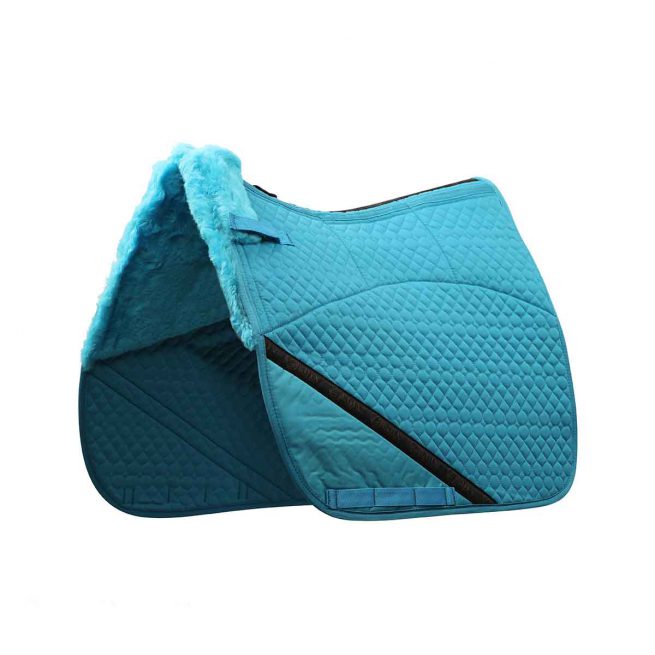 EDIX Uni dressuur Merino scheepkin 8-pocket saddle pad