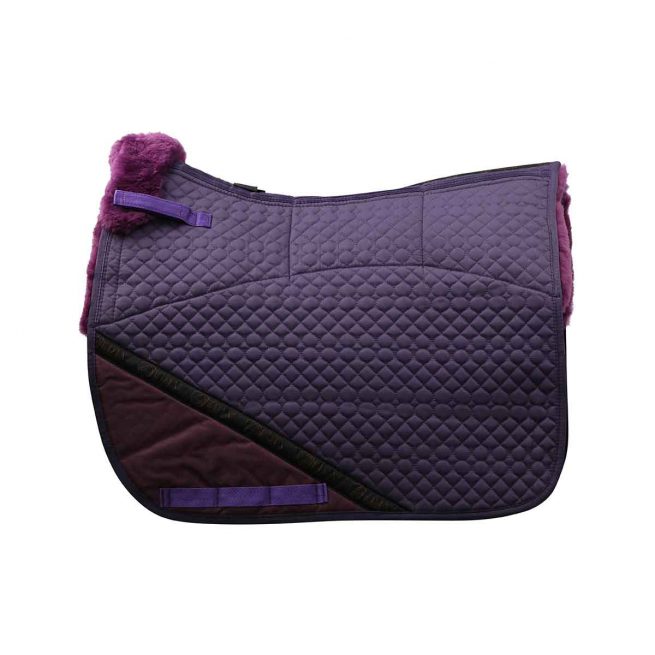 EDIX Uni dressuur Merino scheepkin 8-pocket saddle pad