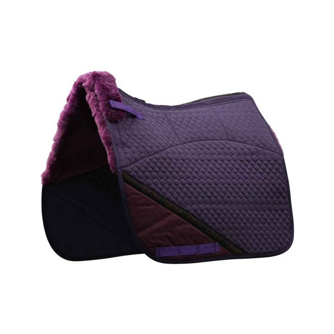 EDIX Uni dressuur Merino scheepkin 8-pocket saddle pad