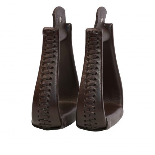 EDIX mono stirrup leathers with double t-bar