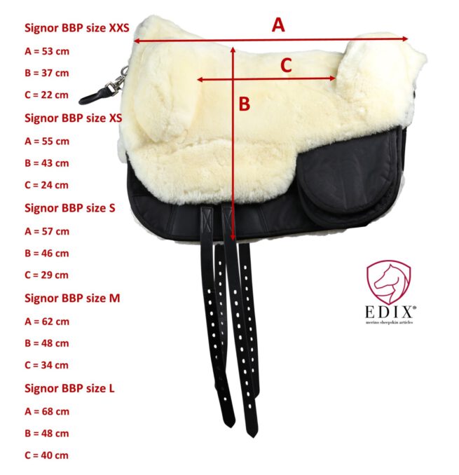 EDIX Signor Velvet Merino Barebackpad - Image 6